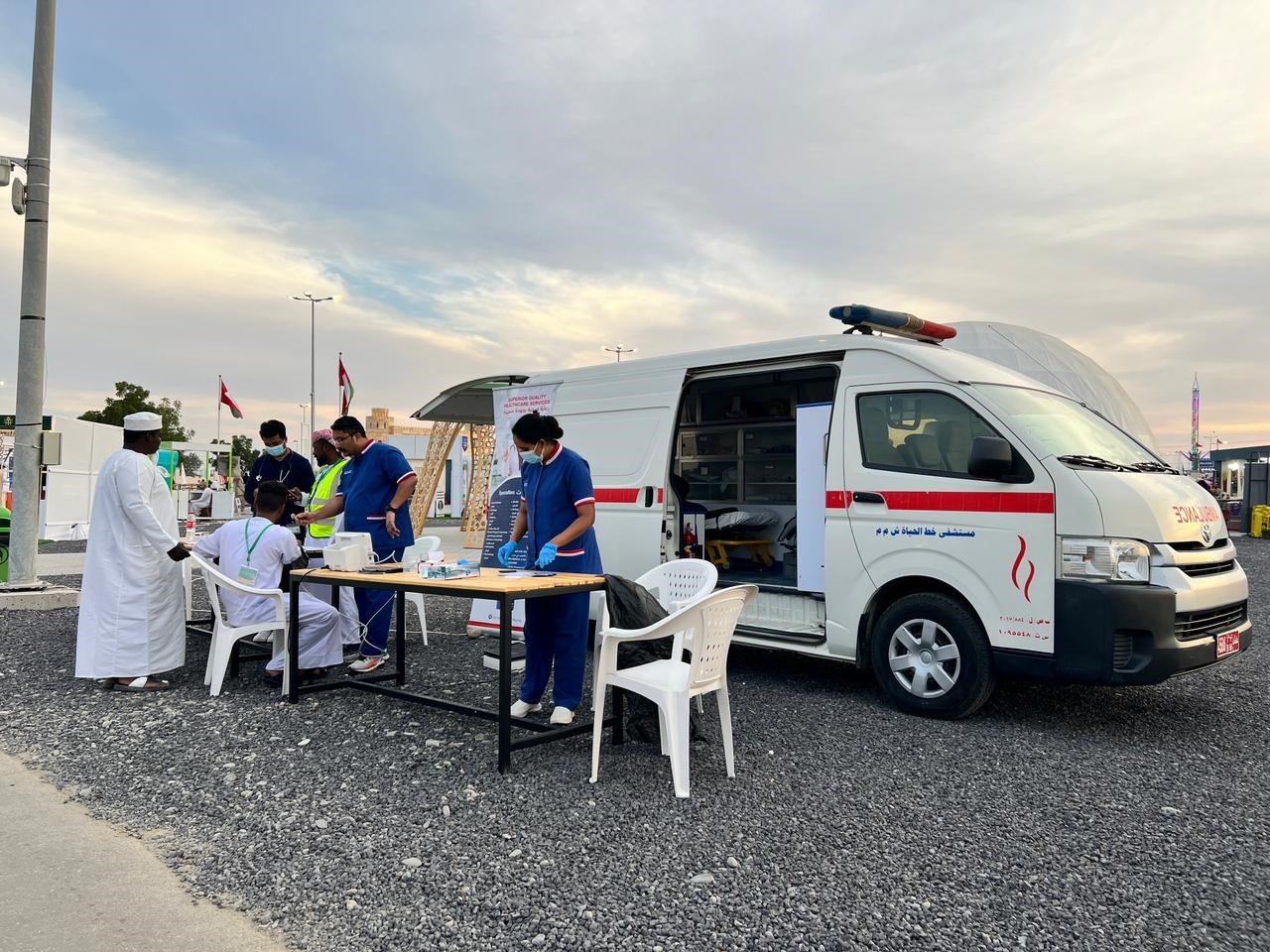 Mobile medical camp and community outreach